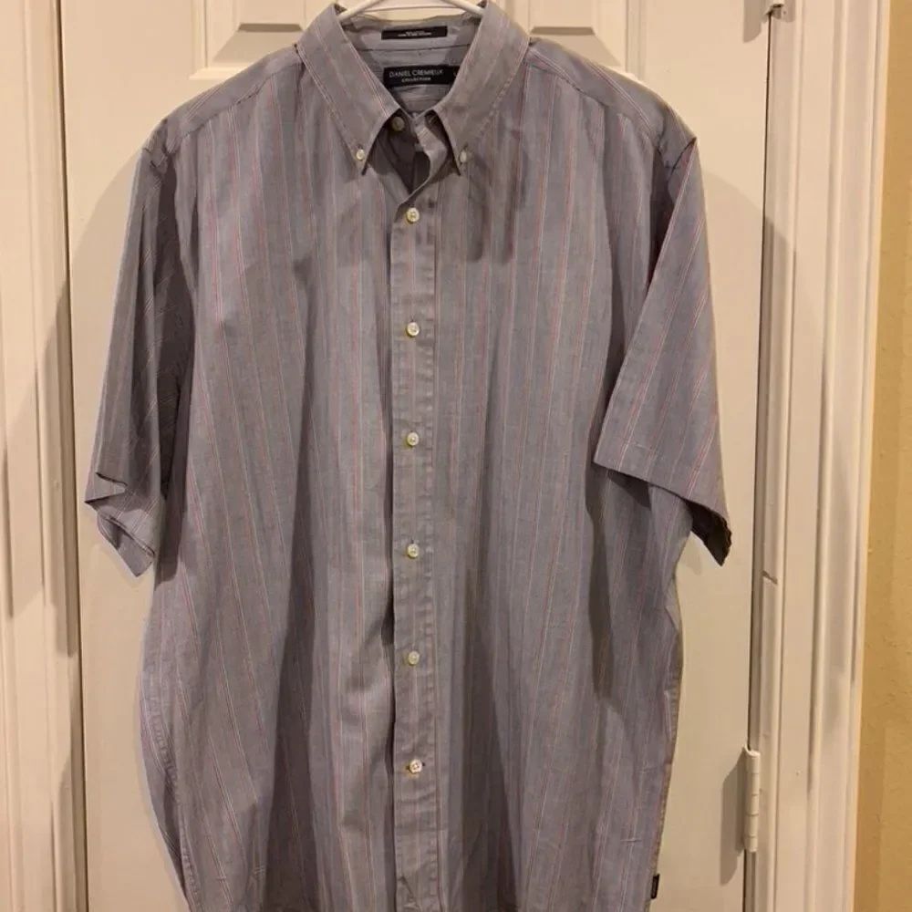 Daniel Cremiuex Short Sleeve Stripped Shirt